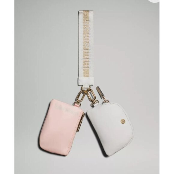 Lululemon Handbags - Lululemon Dual Zip Pouch Set With Wrist Strap
